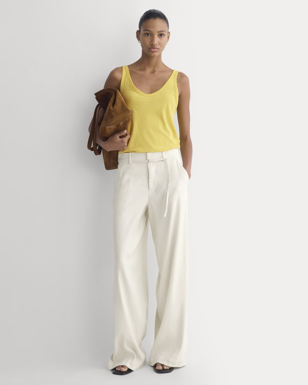 The Air Cami in Passion Fruit — detail view