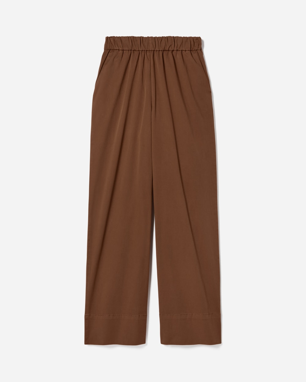 The Easy Pant in Espresso — detail view