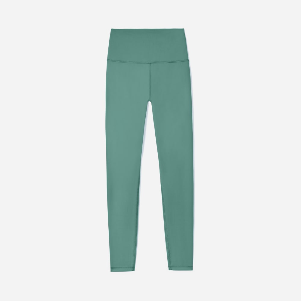The Perform 24/7 Legging in Dark Mint — front view