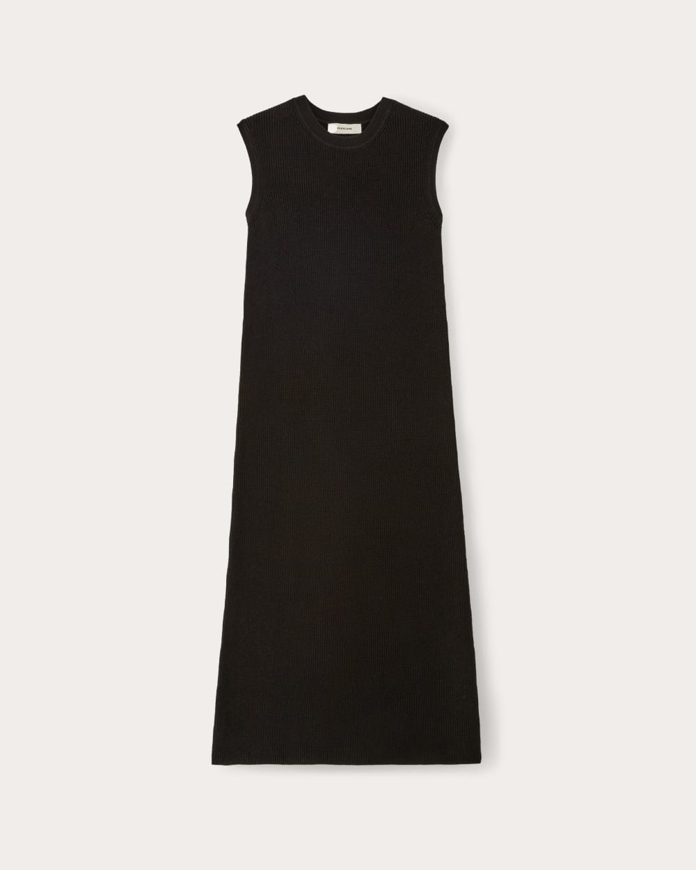 The Midi Dress in Everyday Cotton in Black — alternate view