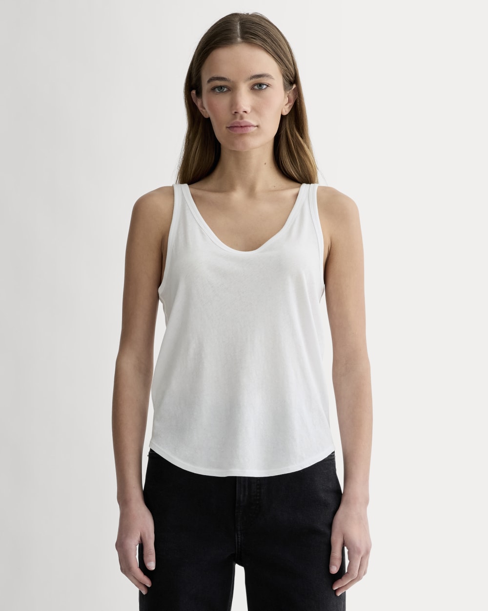 The Air Cami in White — front view