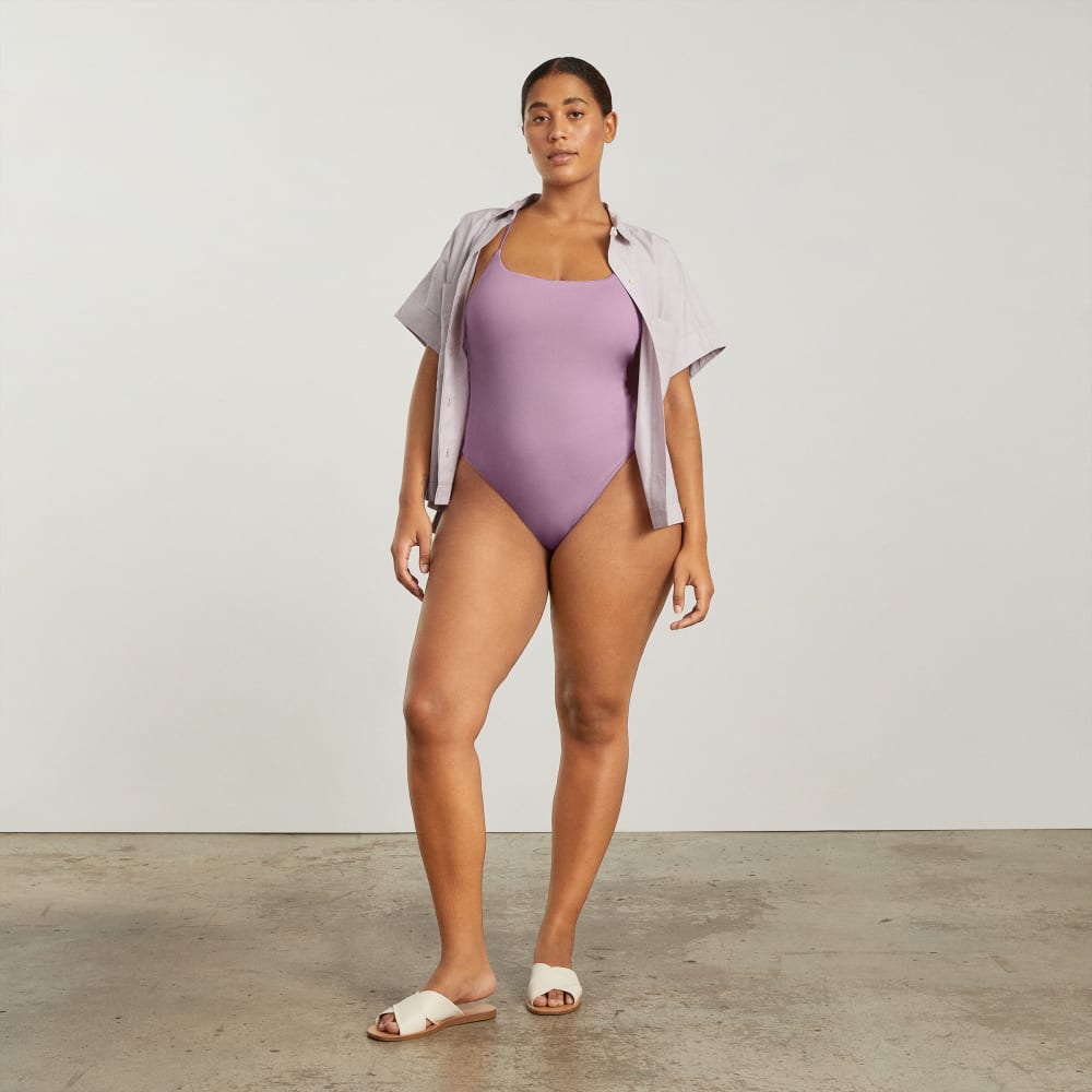 The String One-Piece in Lilac — detail view