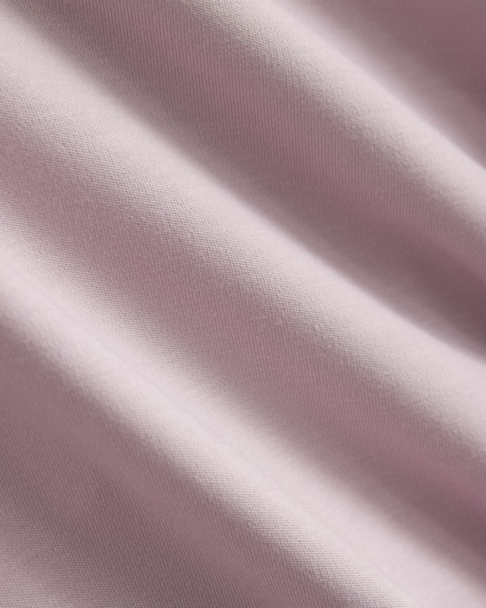 Strapless Dress in Stretch Linen in Burnished Lilac — detail view