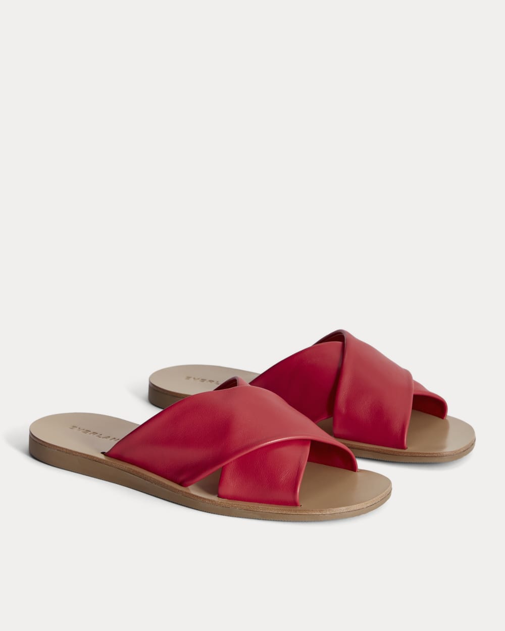 The Day Crossover Sandal in Classic Red — alternate view