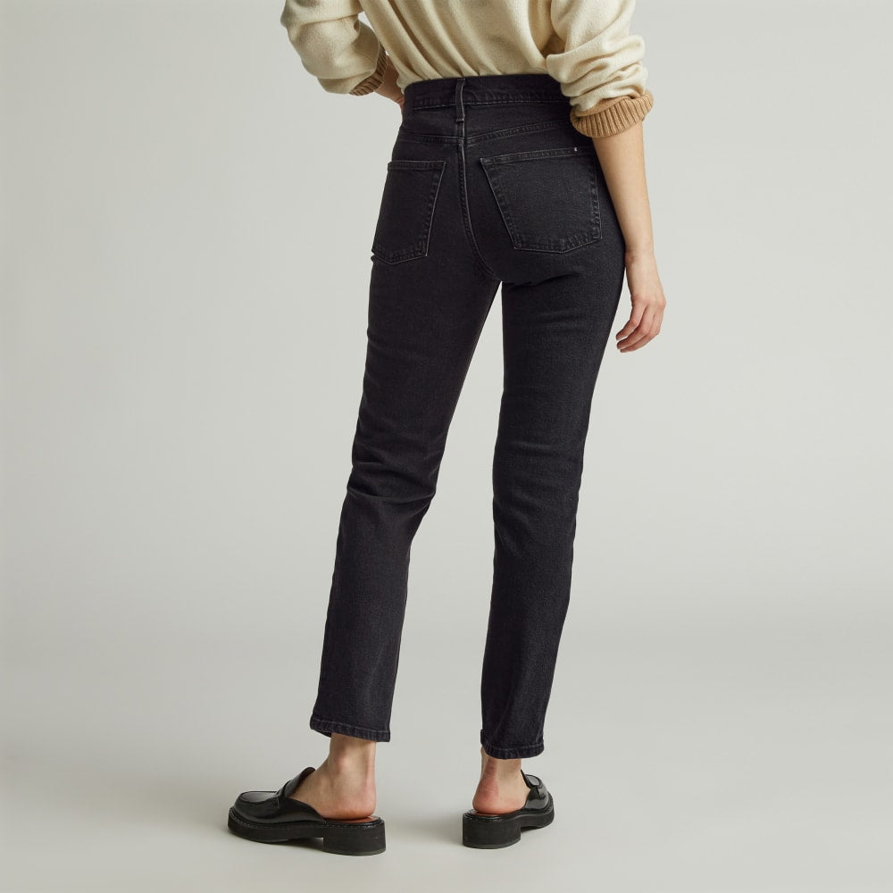 The Original Cheeky® Jean in Tumbled Black — detail view