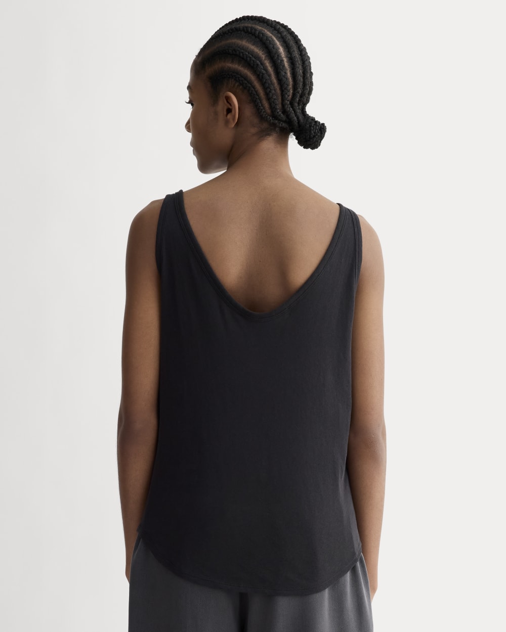 The Air Cami in Black — detail view