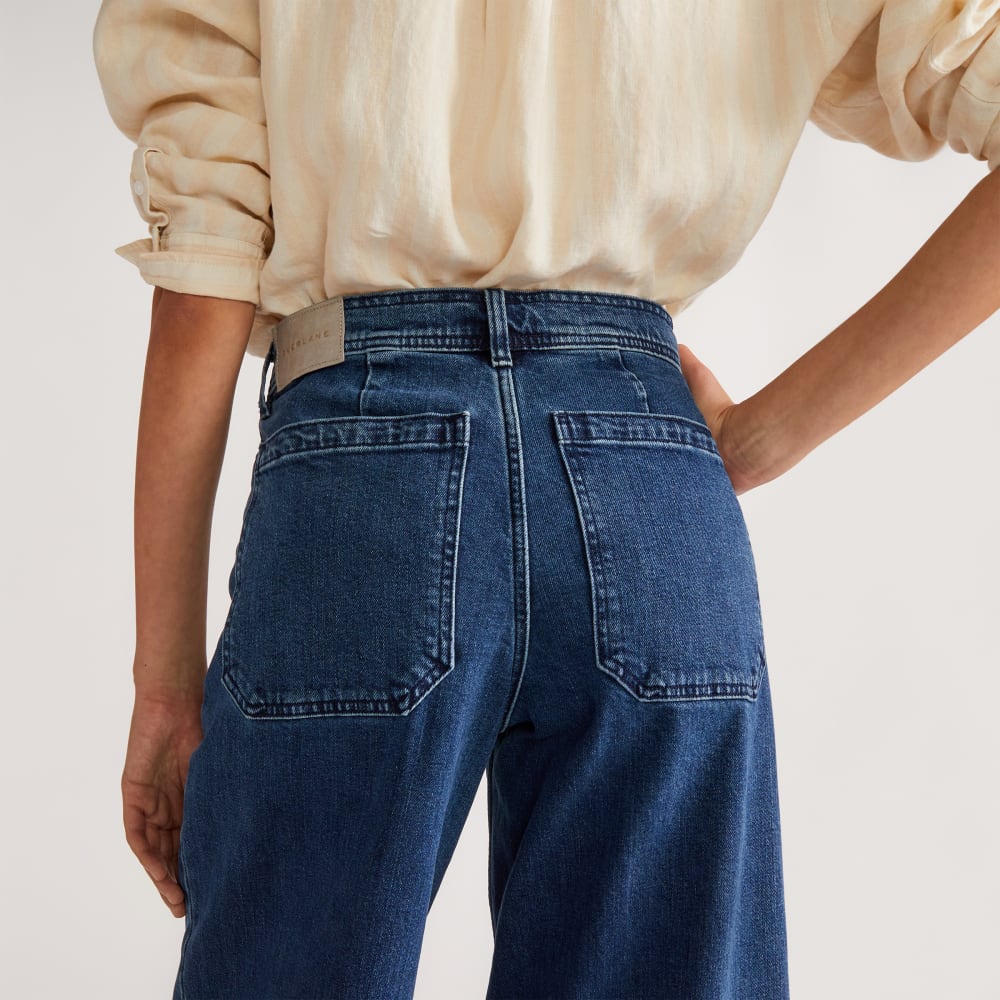 The Mariner Jean in Vintage Indigo — detail view