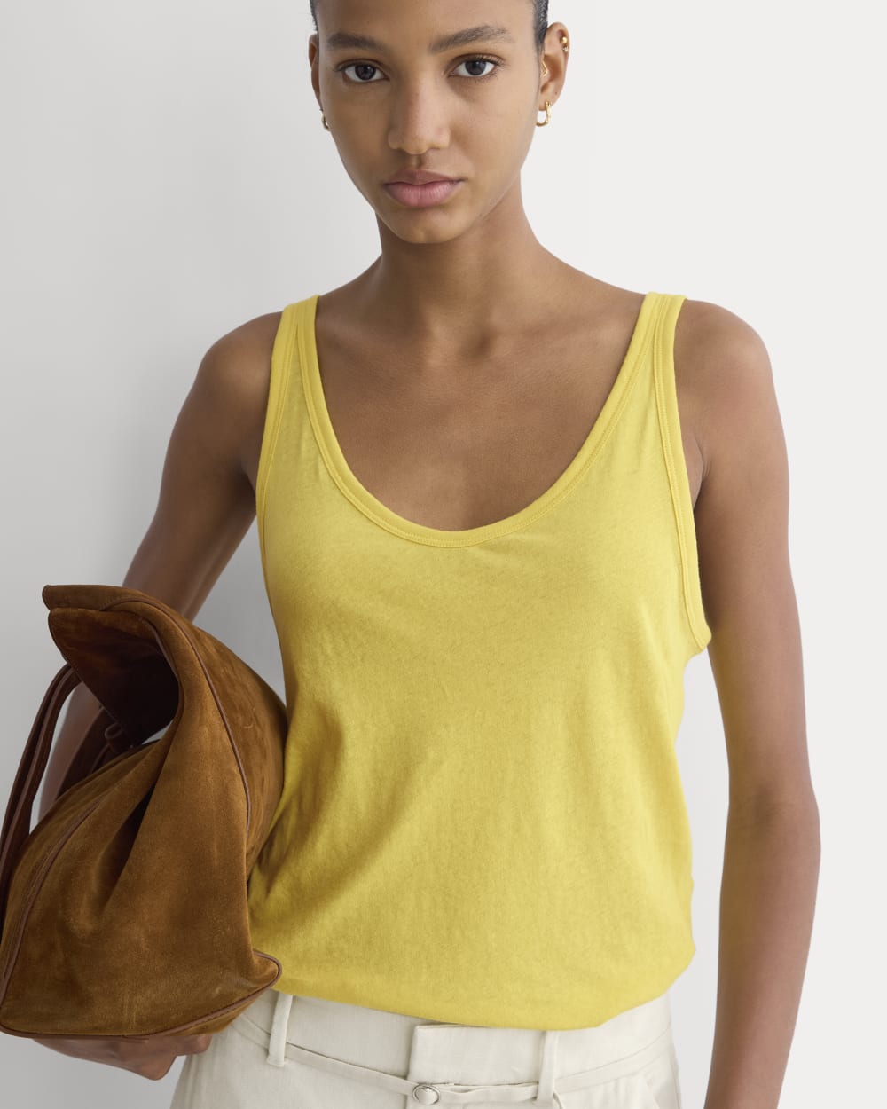 The Air Cami in Passion Fruit — detail view