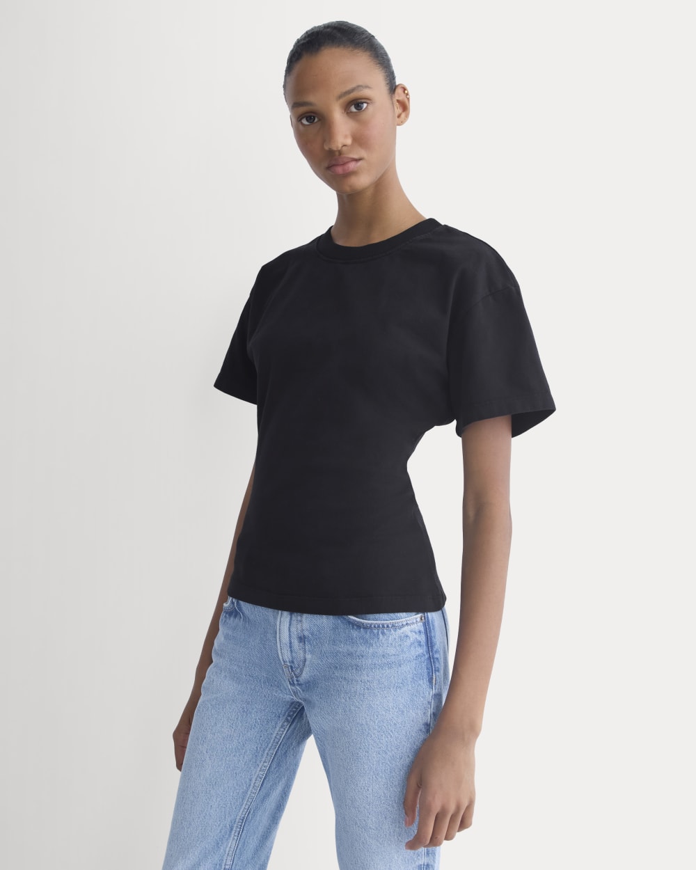 Everlane x Elena Bonvicini 73 Tee in Closing Time — front view