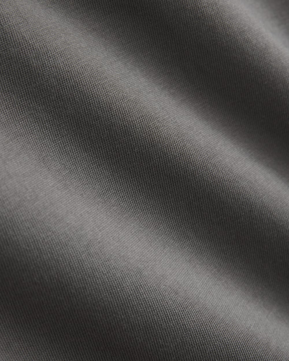 Weekend Tee Mini Dress in Charcoal Grey — detail view