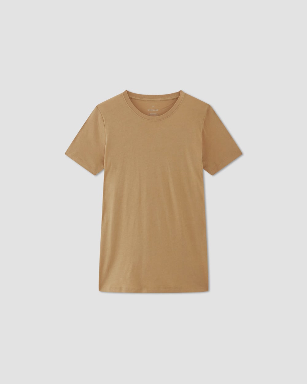 The Organic Cotton Crew Tee in Tiger's Eye — alternate view