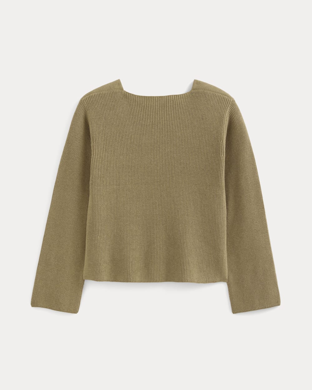 The Boatneck Top in Everyday Cotton in Dark Heathered Camel — alternate view