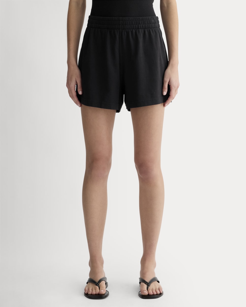 The Off-Duty Short in Black — detail view