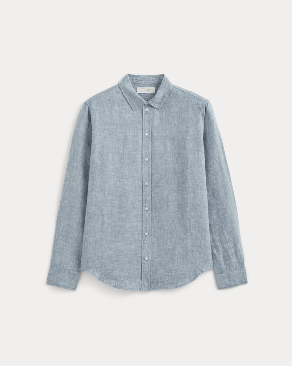 The Must-Have Shirt in Linen in Chambray — alternate view