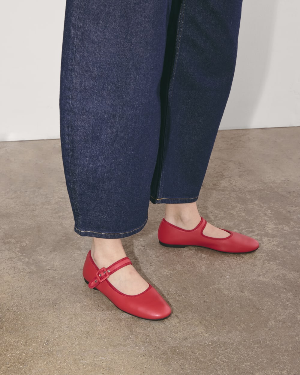 The Day Buckle Mary Jane in Classic Red — alternate view