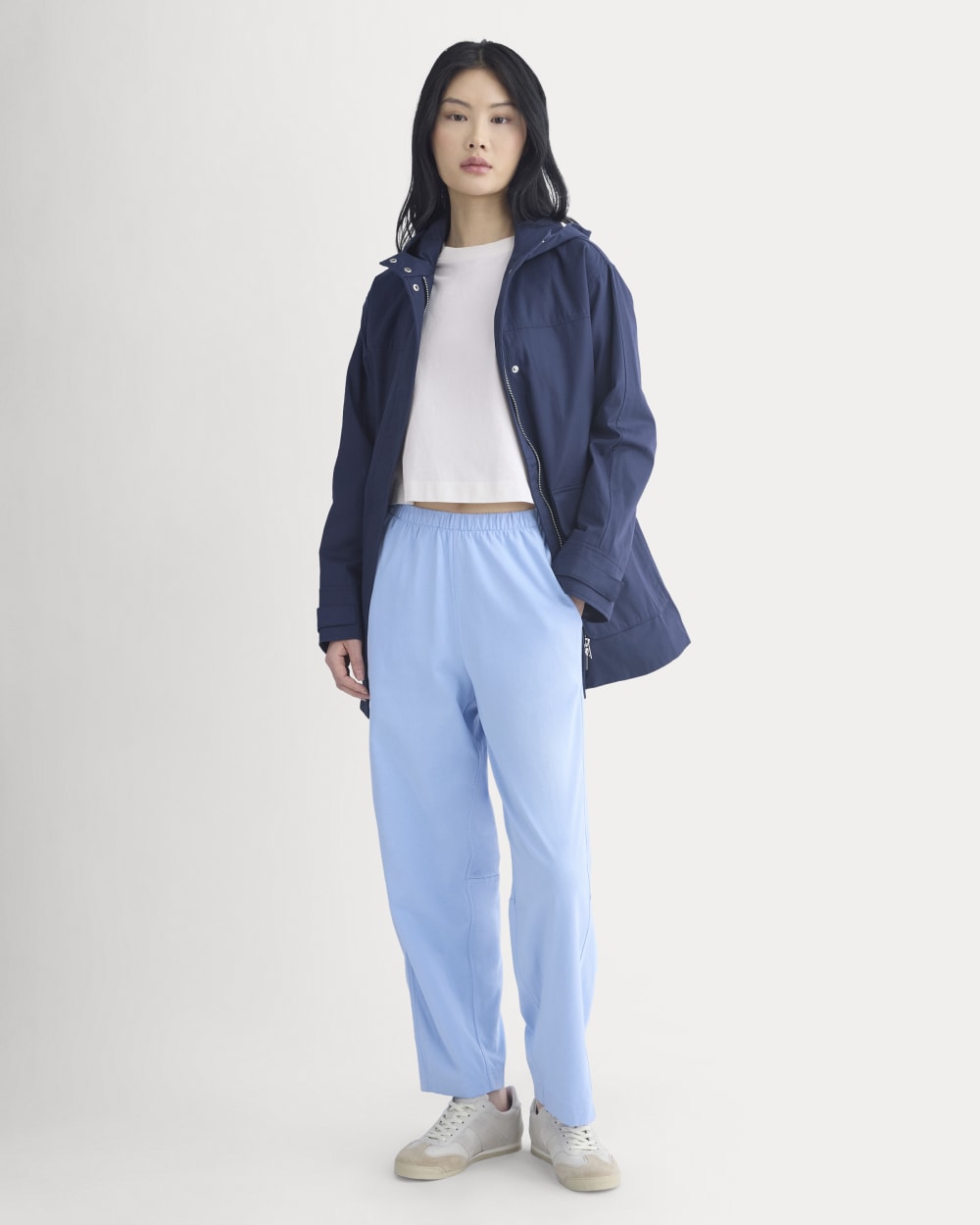 Weekend Track Pant in Open Air Blue — front view