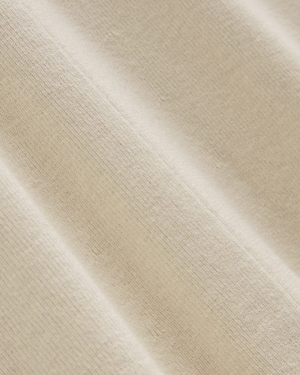 The Knit Polo Dress in Birch — detail view