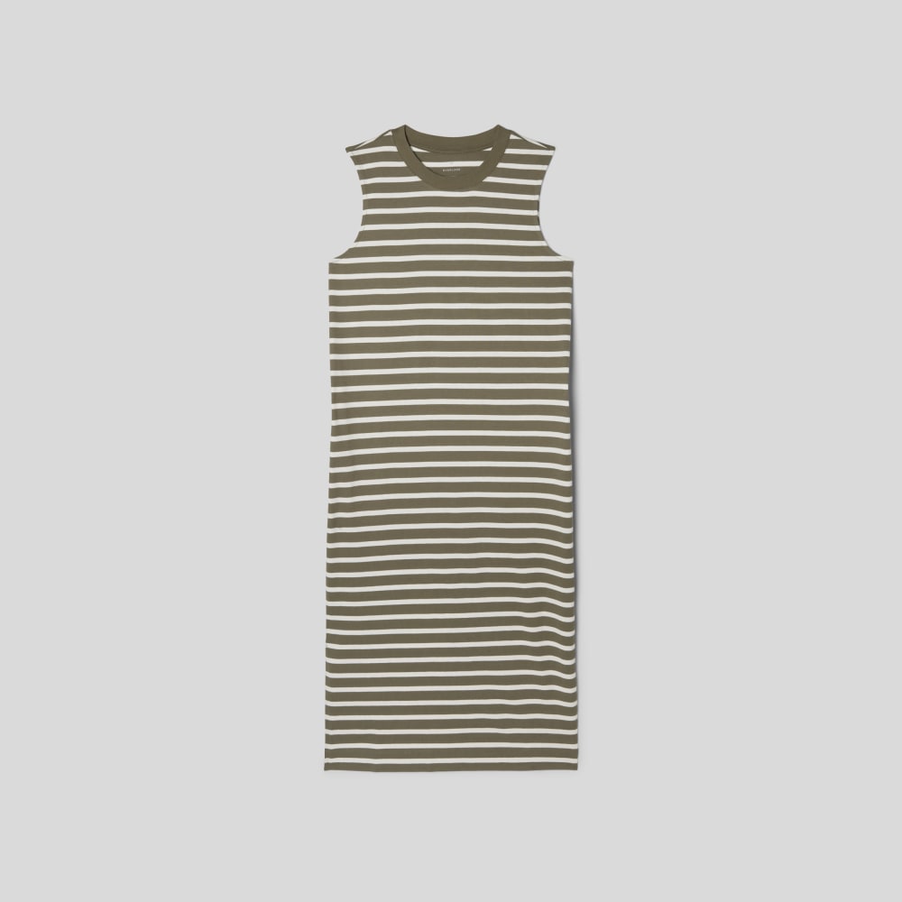 The Weekend Tank Dress in Kalamata / Canvas Tan — alternate view