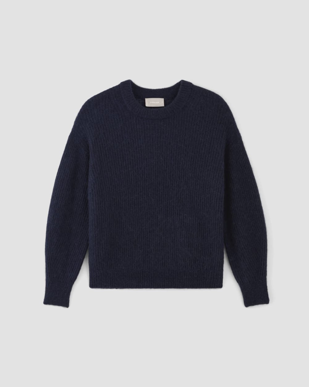 The Cocoon Crew in Alpaca in Warm Navy — alternate view