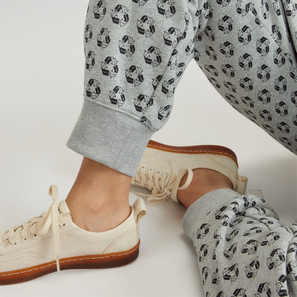 The ReTrack Jogger in Earth Day Grey — detail view
