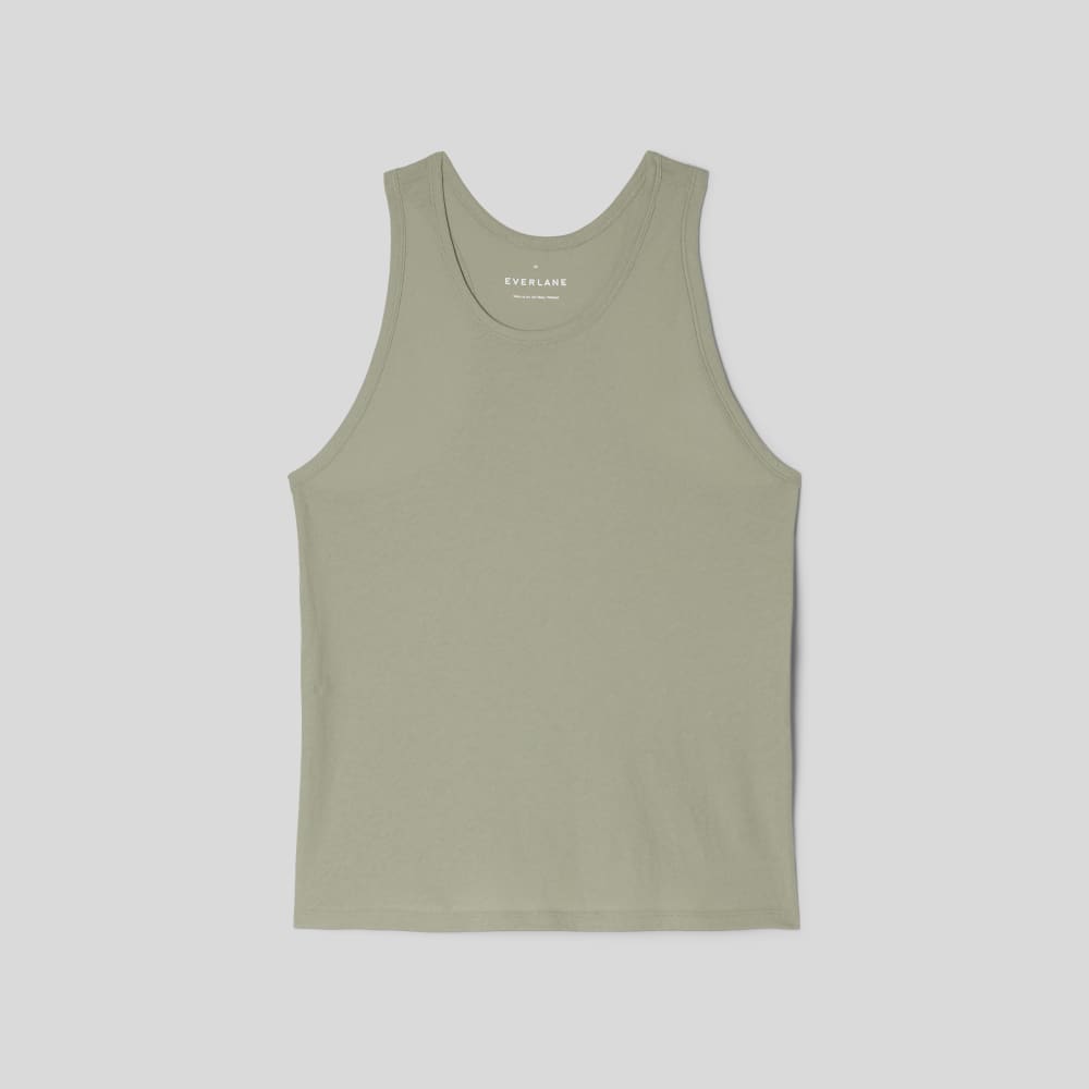 The Air Racerback Tank in Seagrass — alternate view