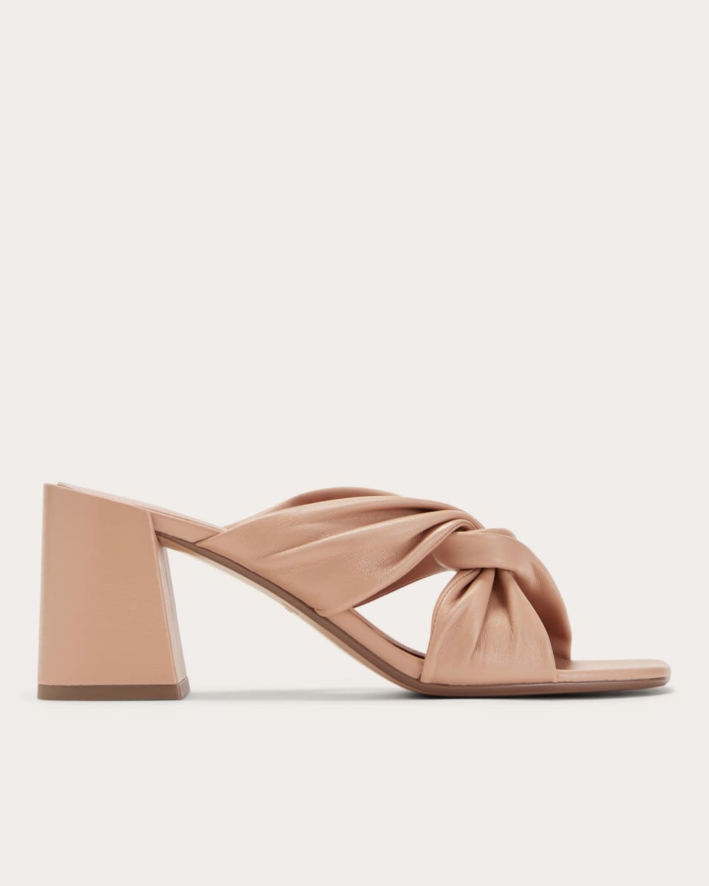 The Day Twist Heel in Blush Tan — alternate view