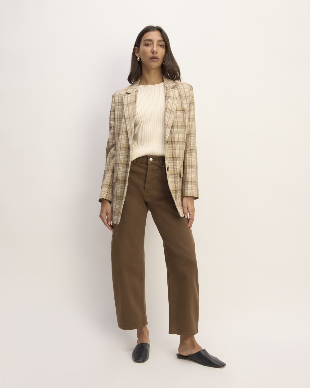 The Way-High® Curve Jean in Cocoa — front view