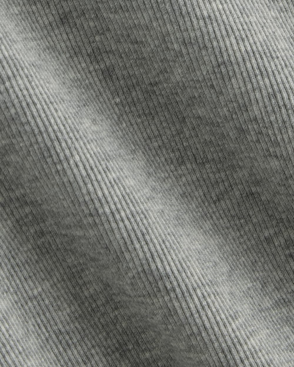 The Luxe Rib Turtleneck in Washed Heathered Grey — detail view