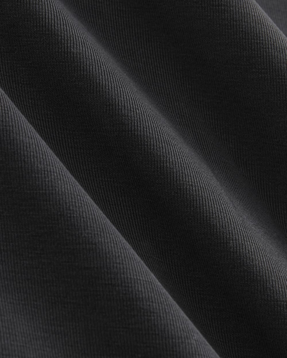 The Tank Midi Dress in Butterknit in Black — detail view