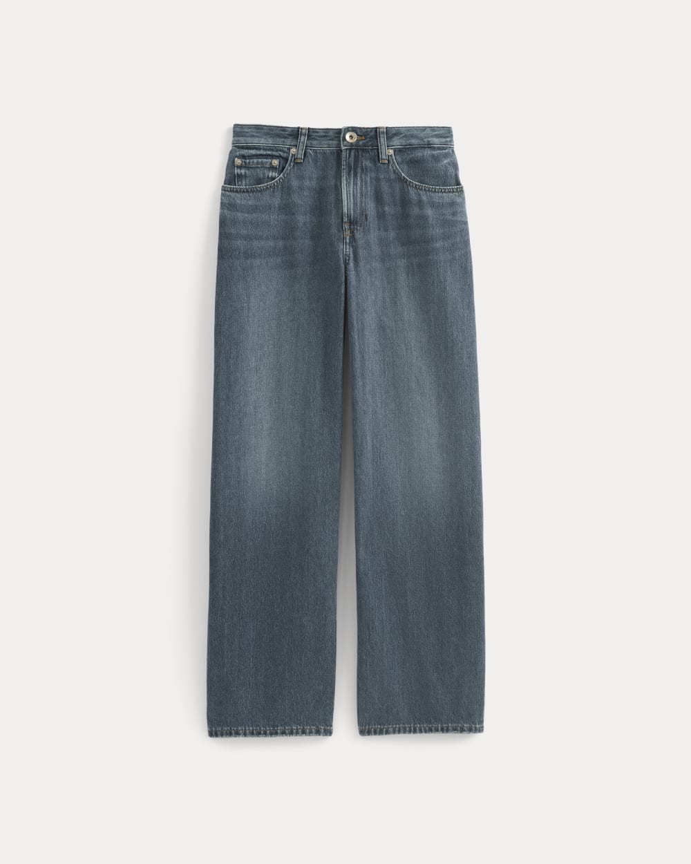 Loose Curve Jean in Ocean — alternate view
