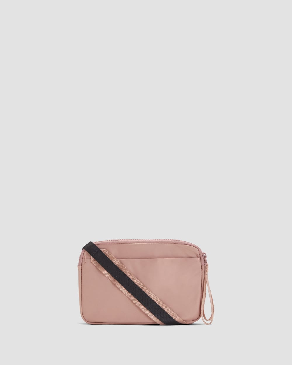The Recycled Nylon Camera Bag in Light Rose — front view