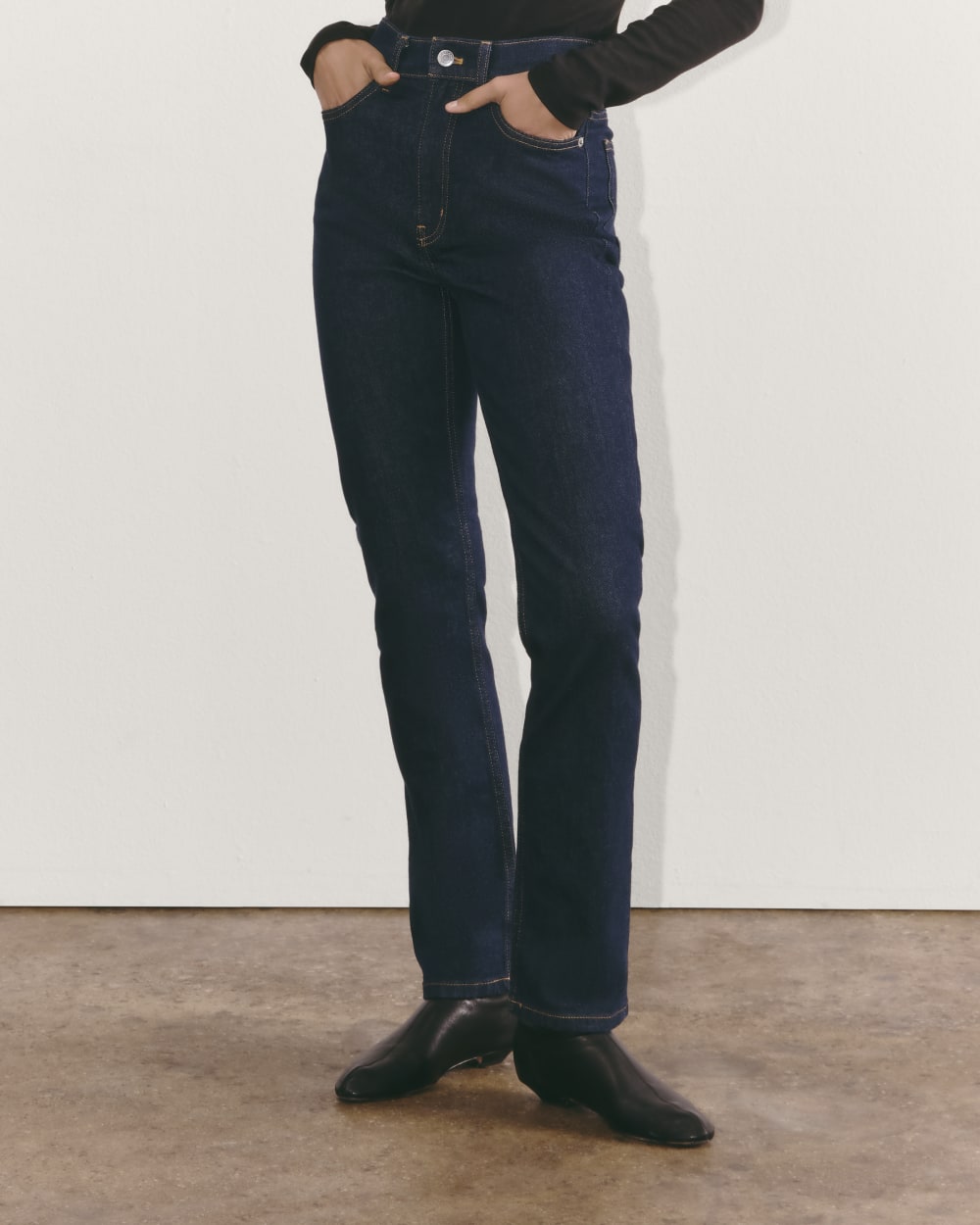 The Way-High® Slim Jean in Pure Blue — detail view
