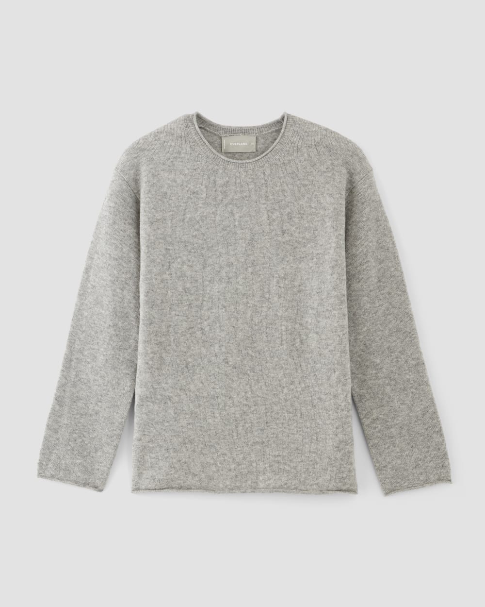 The Cozy-Stretch Crew in Heathered Grey — alternate view