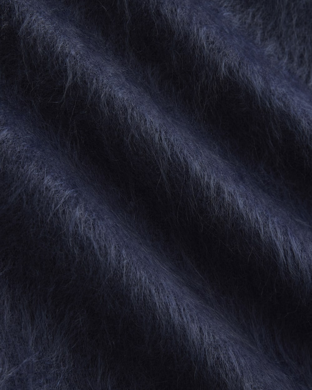 Lush Cashmere Boatneck Sweater in Starry Navy — detail view