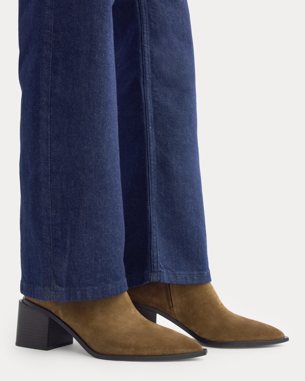Studio Block Heel Boot in Russet — alternate view