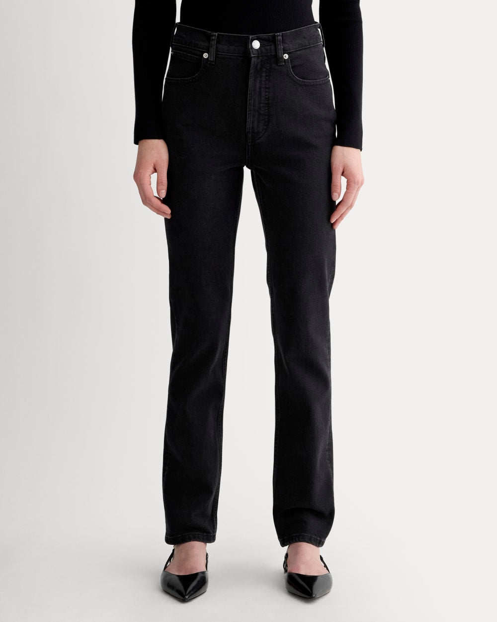 The Way-High® Slim Jean in Coal — detail view