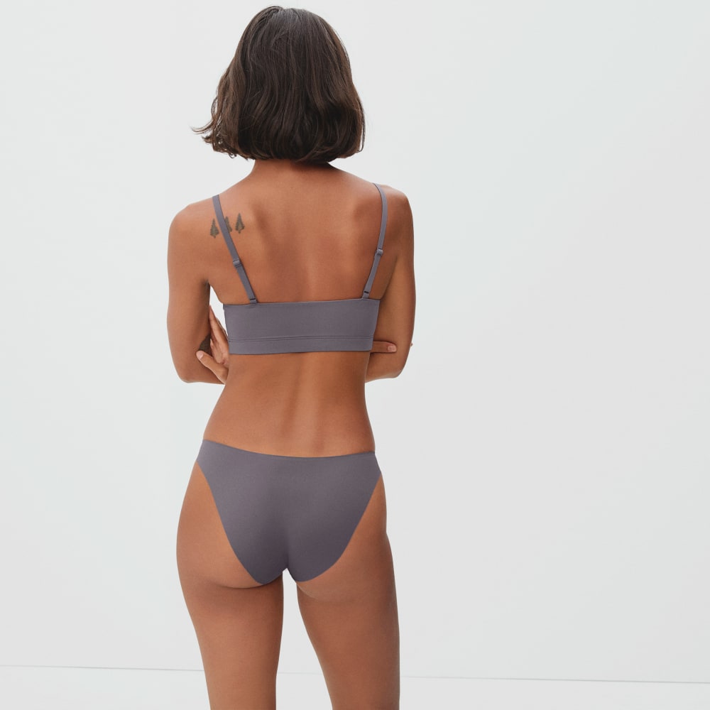 The Invisible Bikini in Plum Grey — detail view