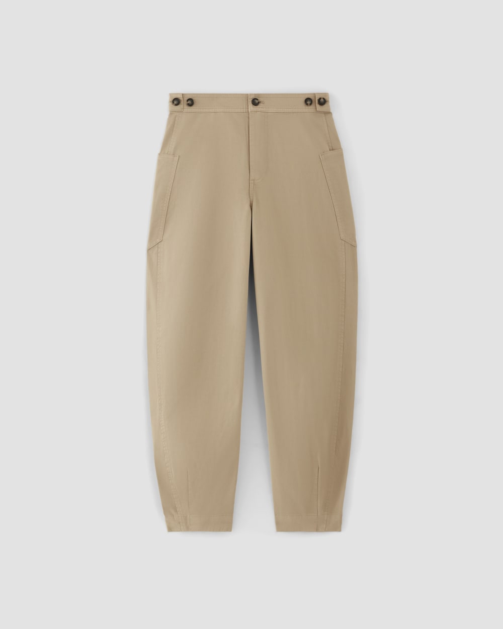 The Barrel Pant in Trench Coat Khaki — alternate view