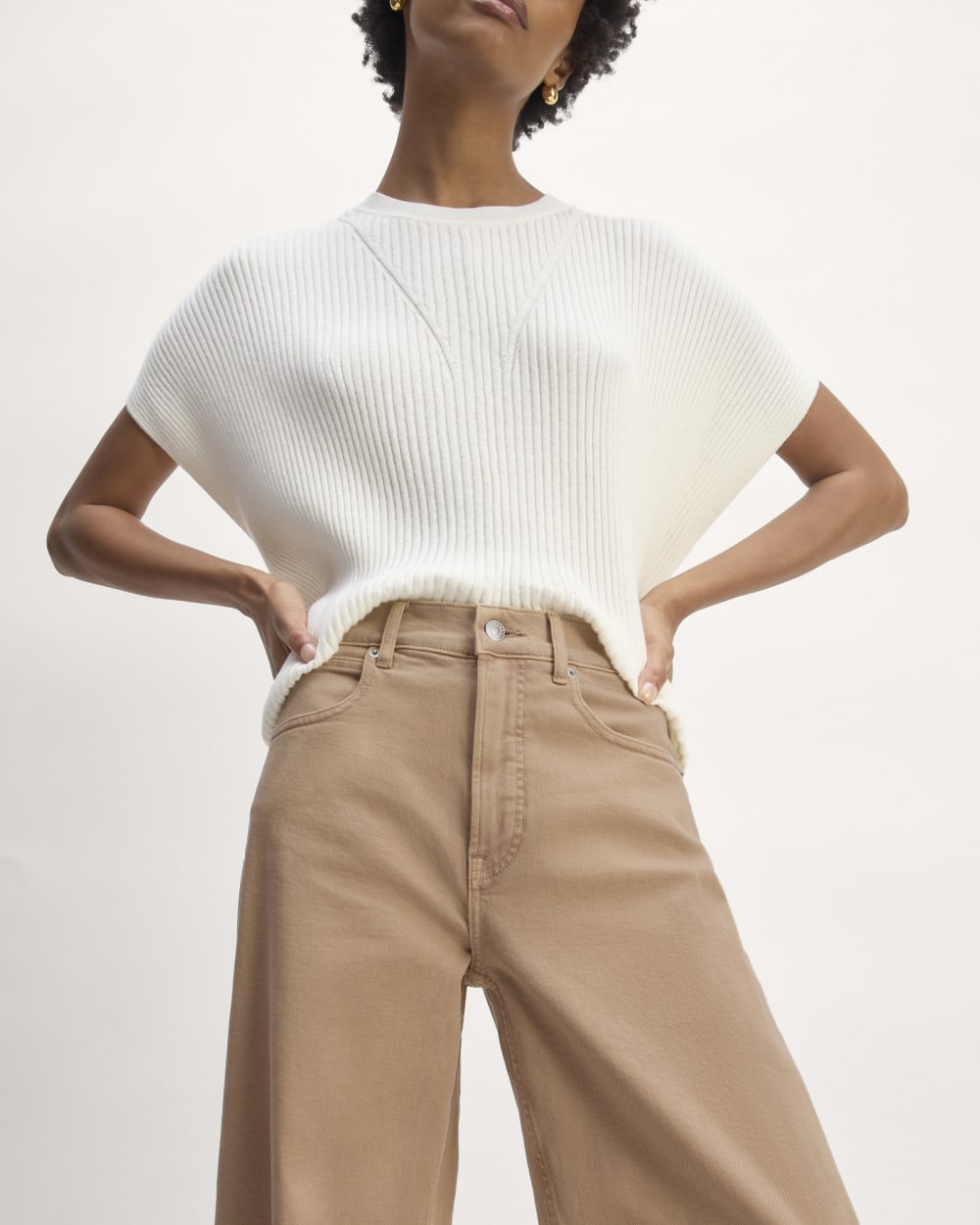 The Way-High® Curve Jean in Chanterelle — detail view