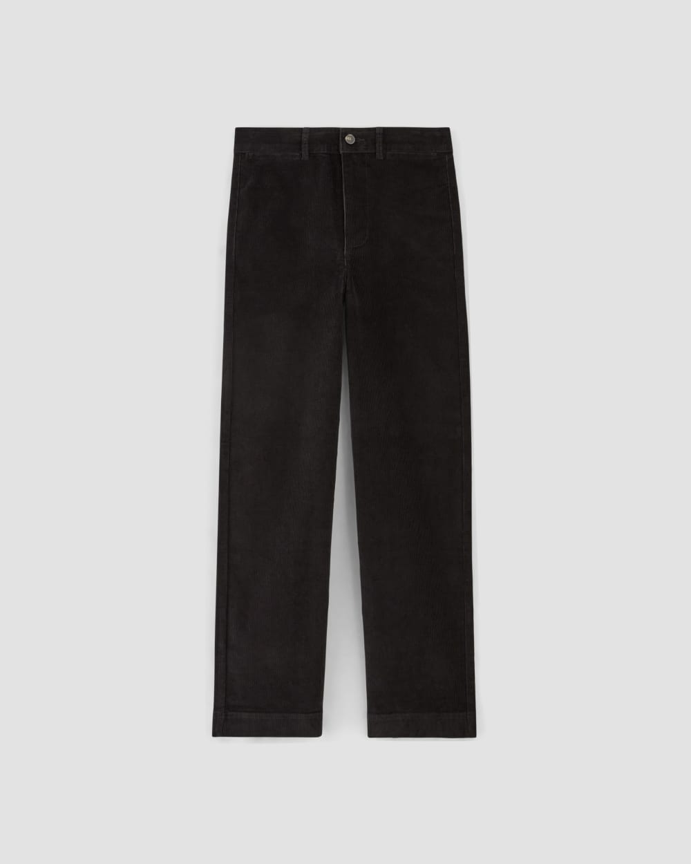 The Corduroy Wide-Leg Pant in Black — alternate view
