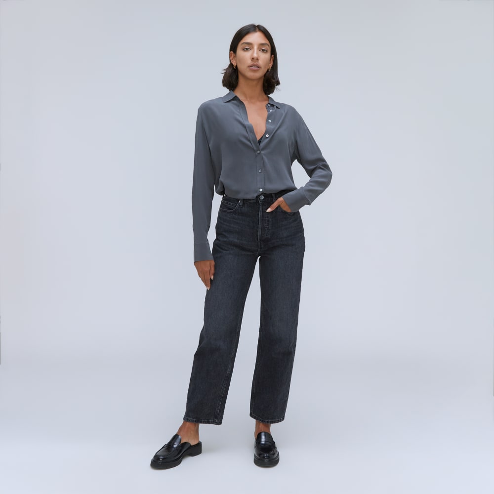 The Rigid Way-High® Jean in Worn-In Black — front view
