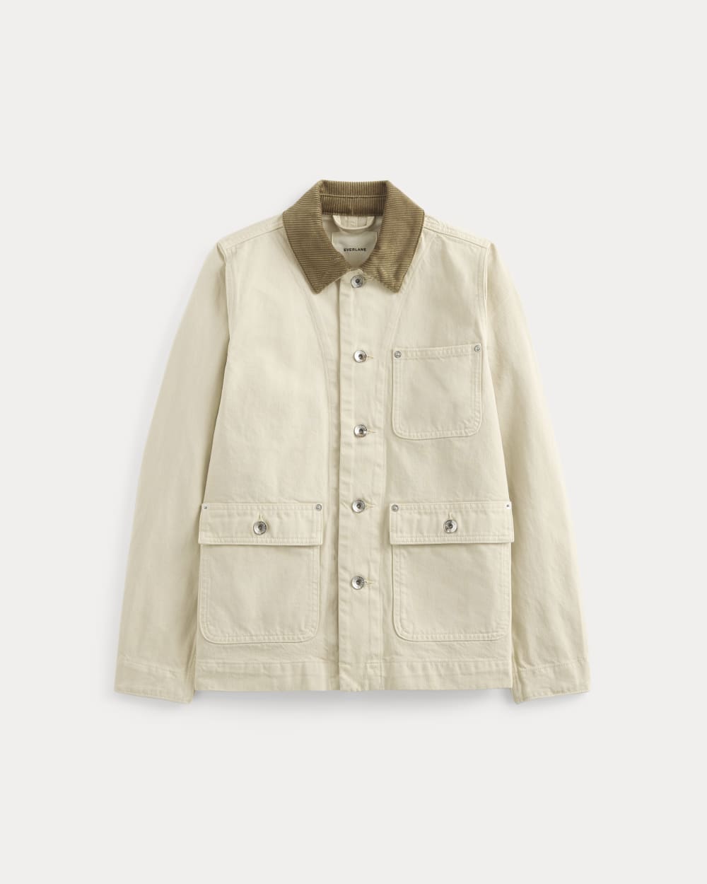 The Ranch Jacket in Garment-Dyed White / Cream — alternate view
