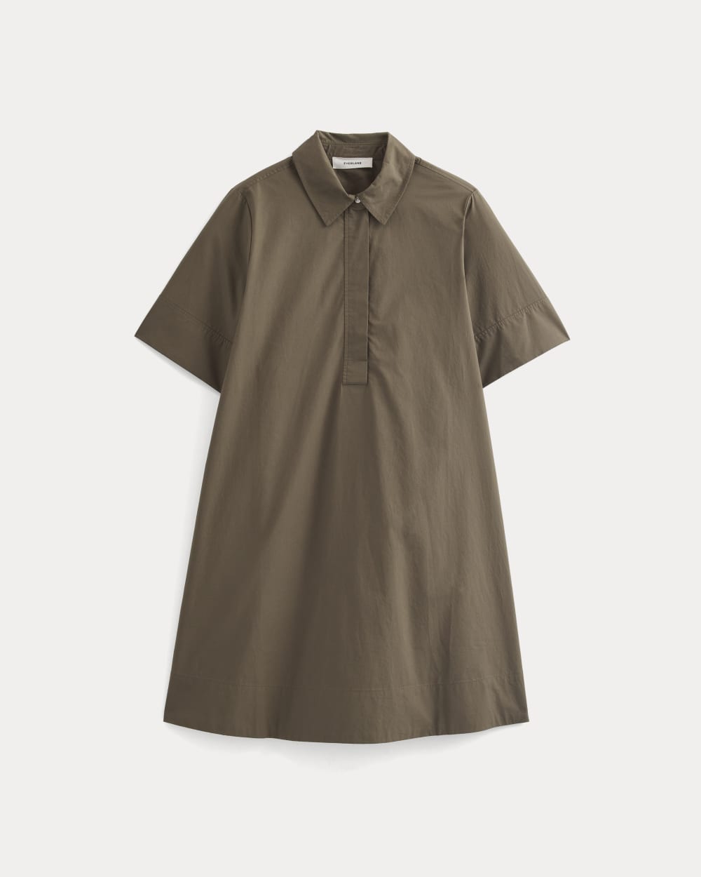 Popover Mini Shirtrdress in Ultrasoft Cotton in Beech — alternate view