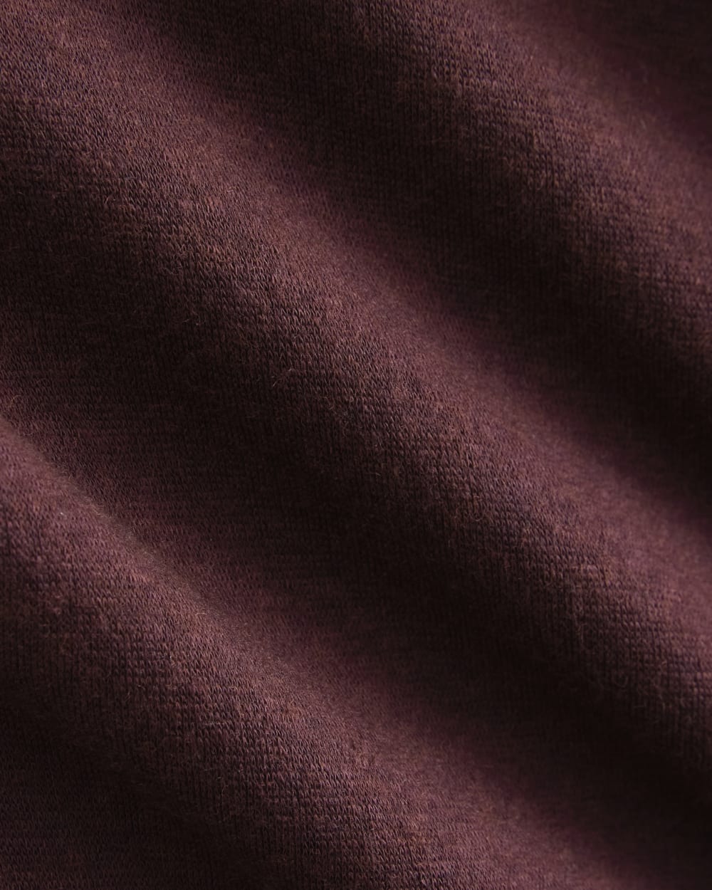 Button-Up Top in Butterluxe in Deep Plum — detail view