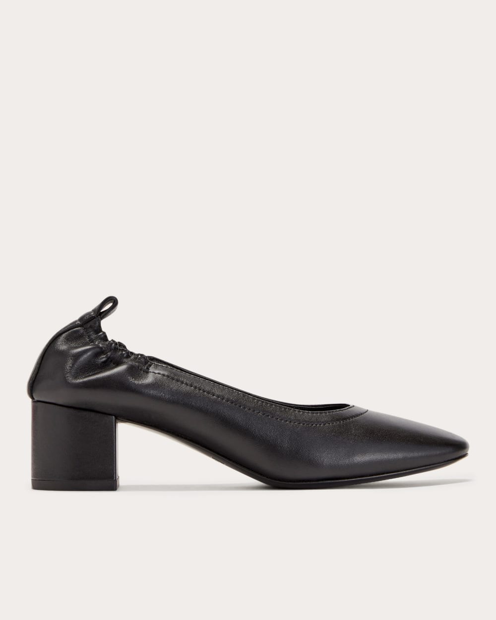 The Day Heel in Black — front view