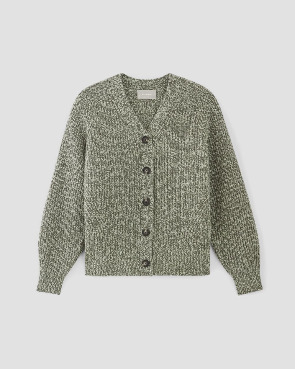 The Felted Merino Cardigan in Seafoam Green / Kambaba Twist — alternate view