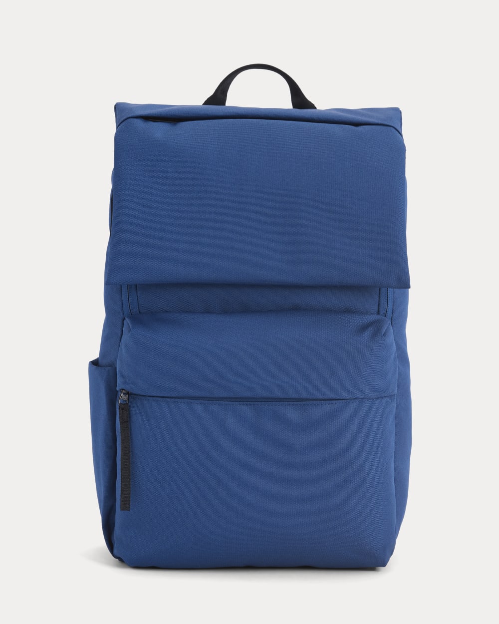 The ReNew Transit Backpack in Estate Blue — front view