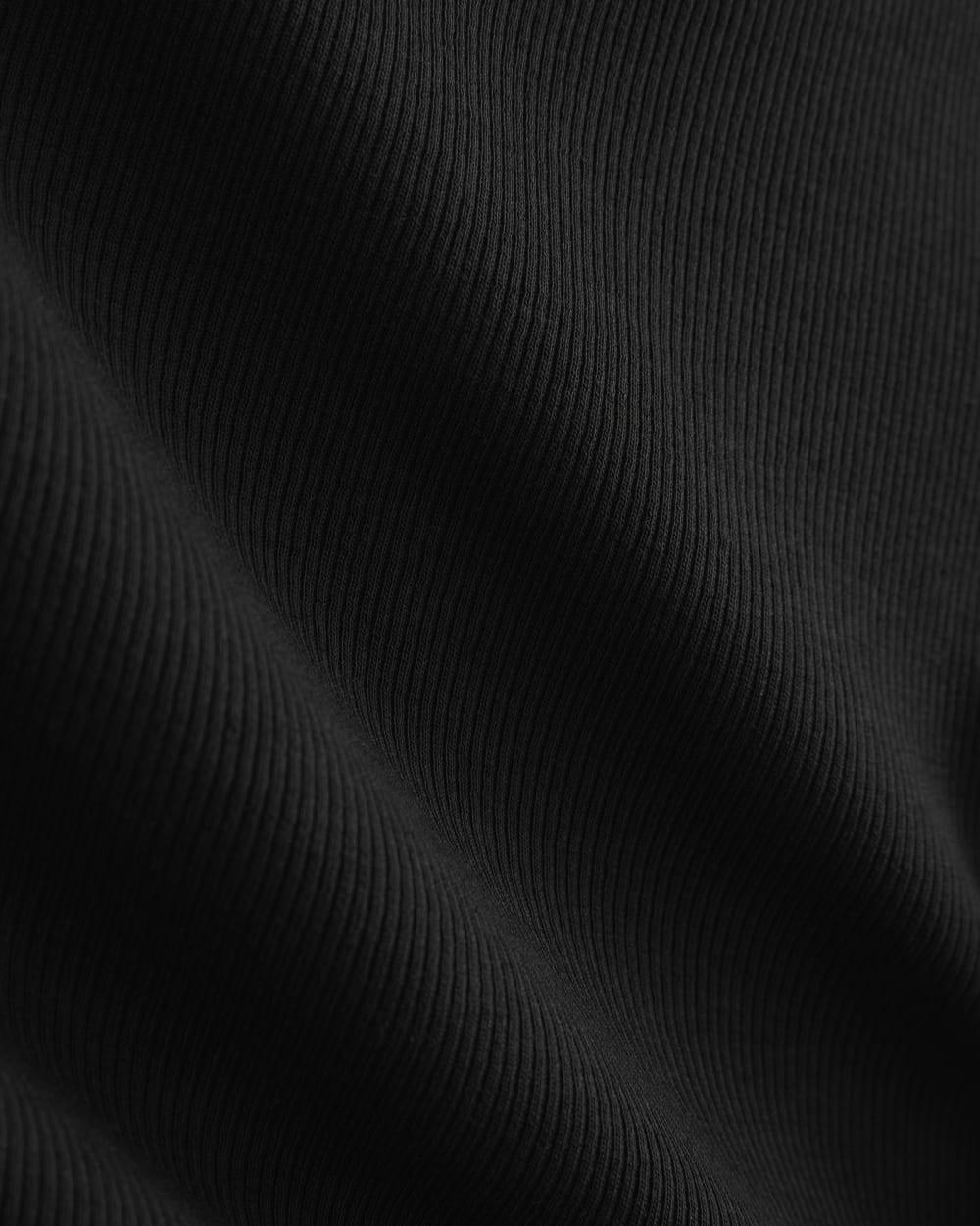Luxe Rib Boatneck Top in Black — detail view