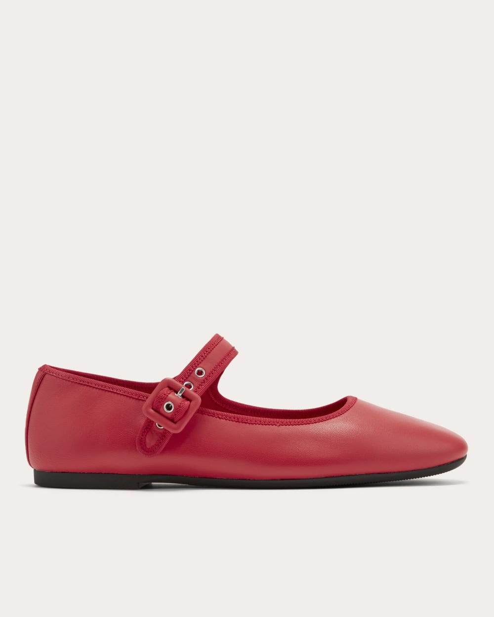 The Day Buckle Mary Jane in Classic Red — front view