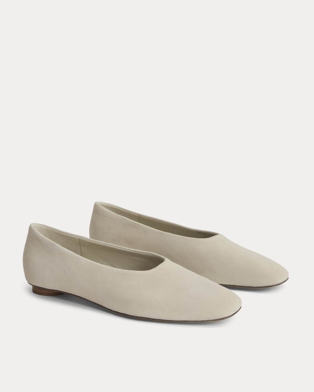 Gallery Square-Toe Flat in Peyote — alternate view